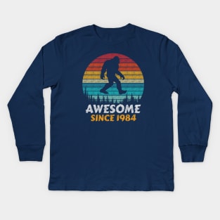 Awesome Since 1984 Kids Long Sleeve T-Shirt